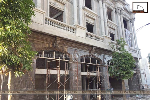 Mỗi chi tiết ứng dụng cho dự án điêu khắc đều được chú trọng